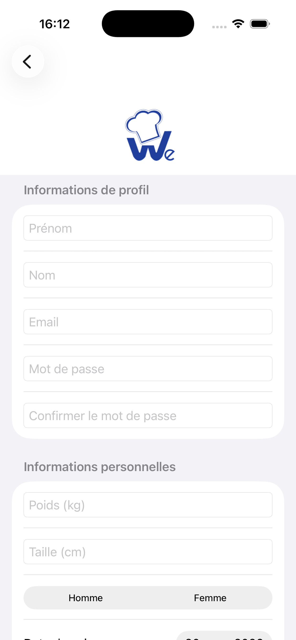 Créez votre compte