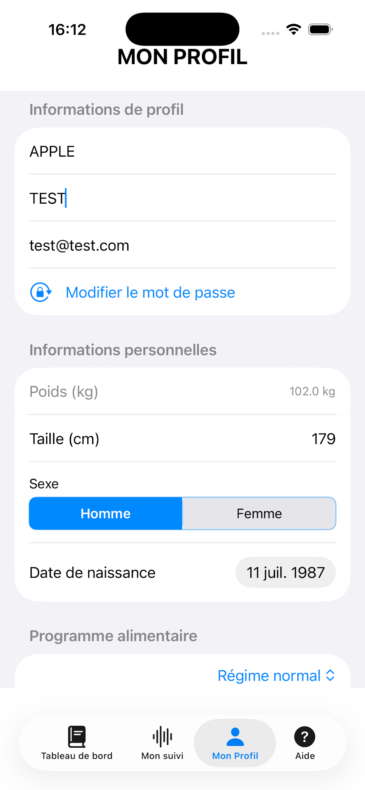 Complétez votre profil